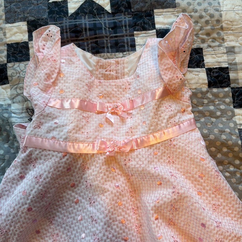 Pink Ruffle Dress - Picture 2 of 8